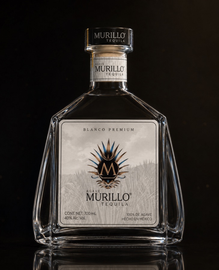 Botella de Tequila Murillo Blanco Premium